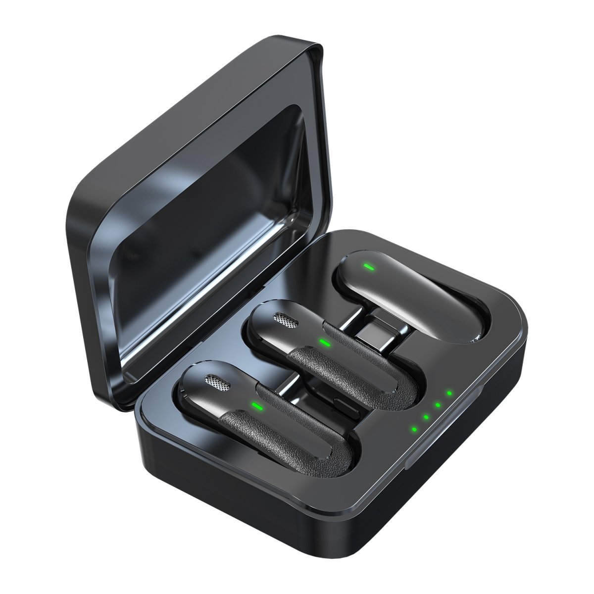 Set 2 Mini Microfoni Lavalier Wireless con Ricevitore USB-C™ e Custodia di Ricarica, TX301 TECHNAXX - immagine 6
