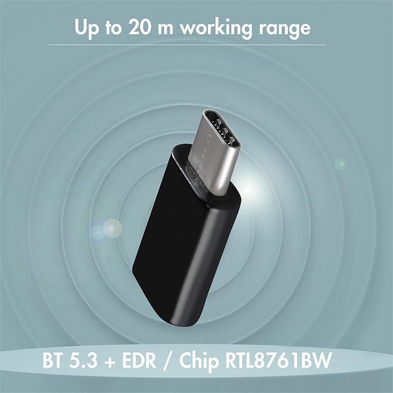 Adattatore Bluetooth 5.3 fino a 20m USB-C™ 3 Mbit/s USB 3.2 LOGILINK - immagine 6