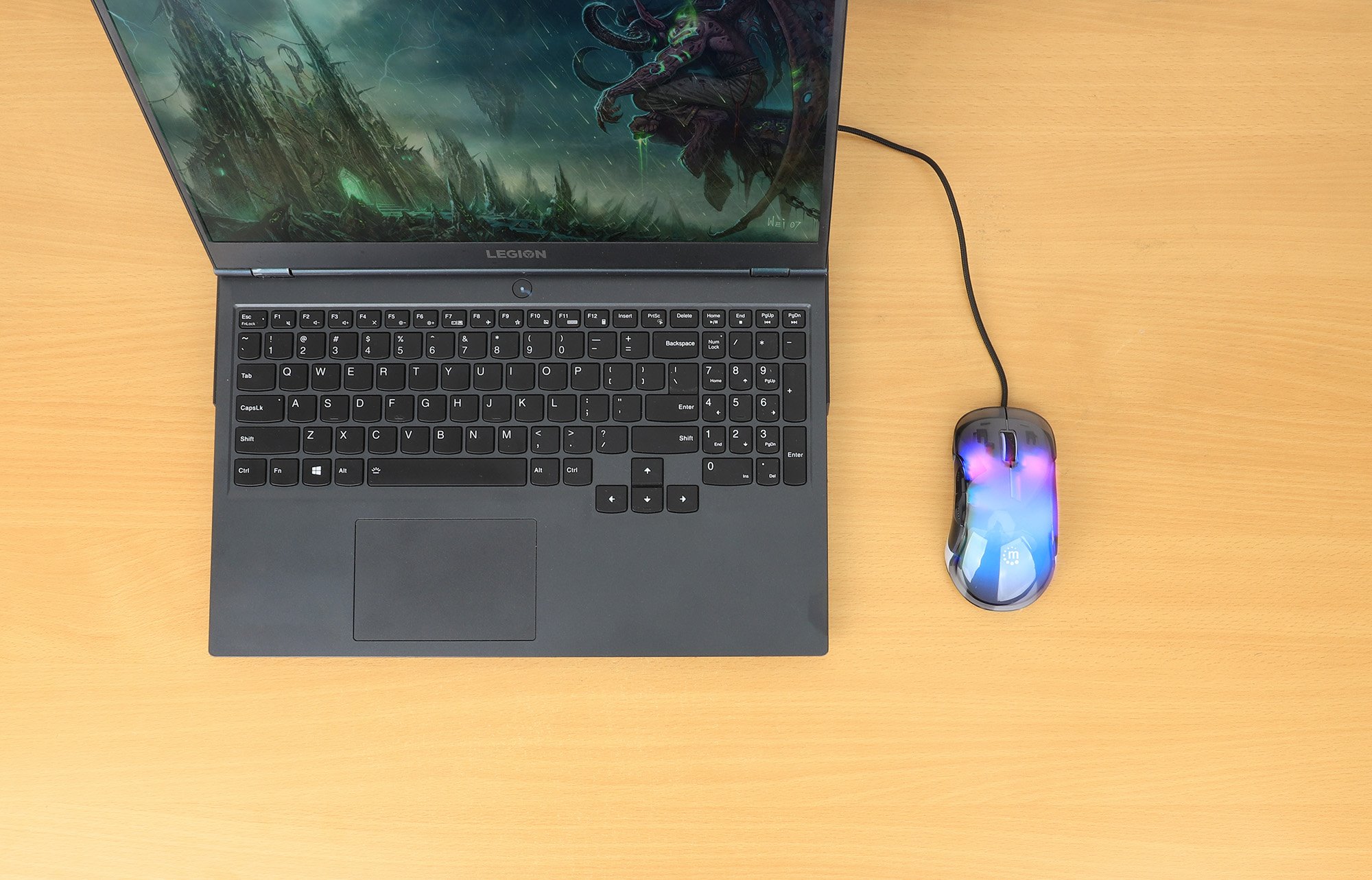 Mouse Ottico USB 12800 dpi LED RGB Multicolor MANHATTAN - immagine 6