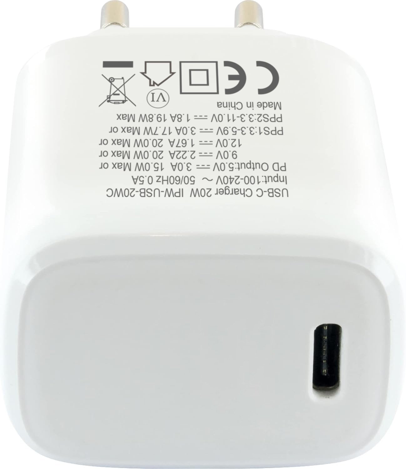 Caricatore Alimentatore GaN USB-C™ da Muro 20W TECHLY - immagine 7