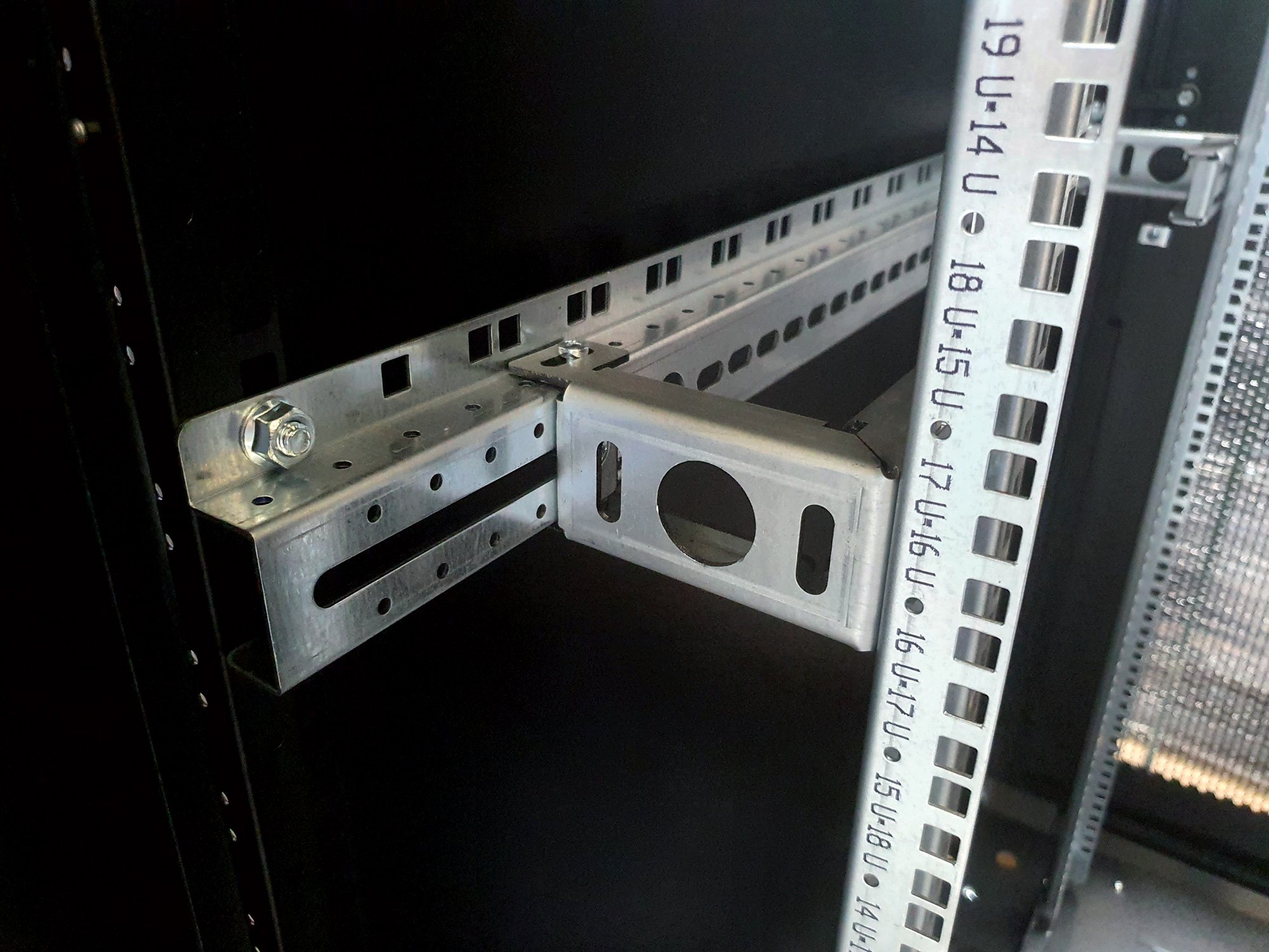 Armadio Server Rack 19'' 600x1000 26U Nero Serie Evolution Porta Grigliata TECHLY PROFESSIONAL - immagine 6