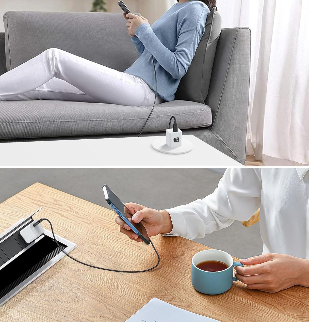 Caricatore Alimentatore GaN USB-C™ da Muro 65W TECHLY - immagine 5