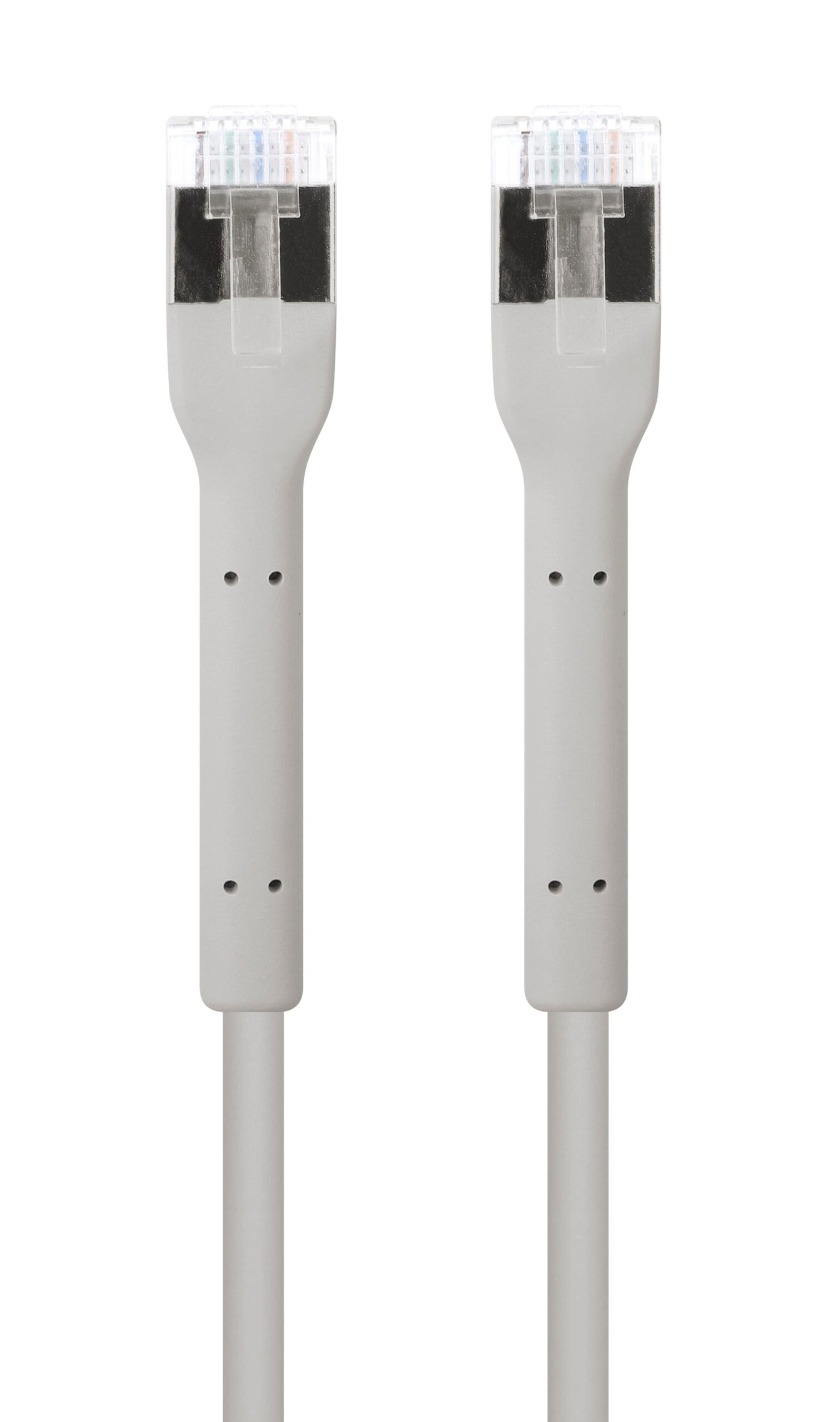 Cavo di rete Patch in Rame Cat. 6A F/FTP Pieghevole FlexiBoot Slim Grigio 0,5 m INTELLINET - immagine 5