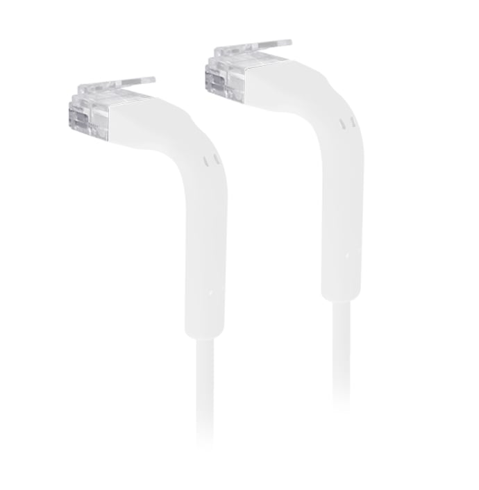 Cavo Slim Patch di Rete Pieghevole in Rame Cat.6A U/UTP 1m Bianco TECHLY PROFESSIONAL - immagine 6