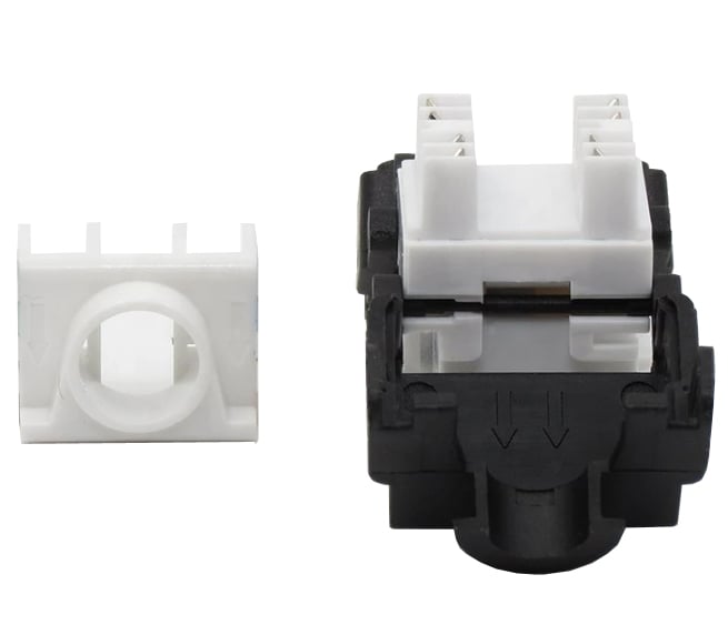 Frutto Keystone RJ45 UTP Cat.6A TECHLY PROFESSIONAL - immagine 6