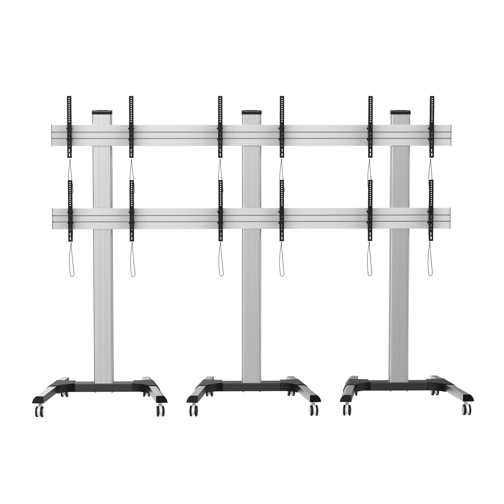 Supporto a Pavimento per 6 TV LCD/LED 22-55'' per Video Wall TECHLY - immagine 5