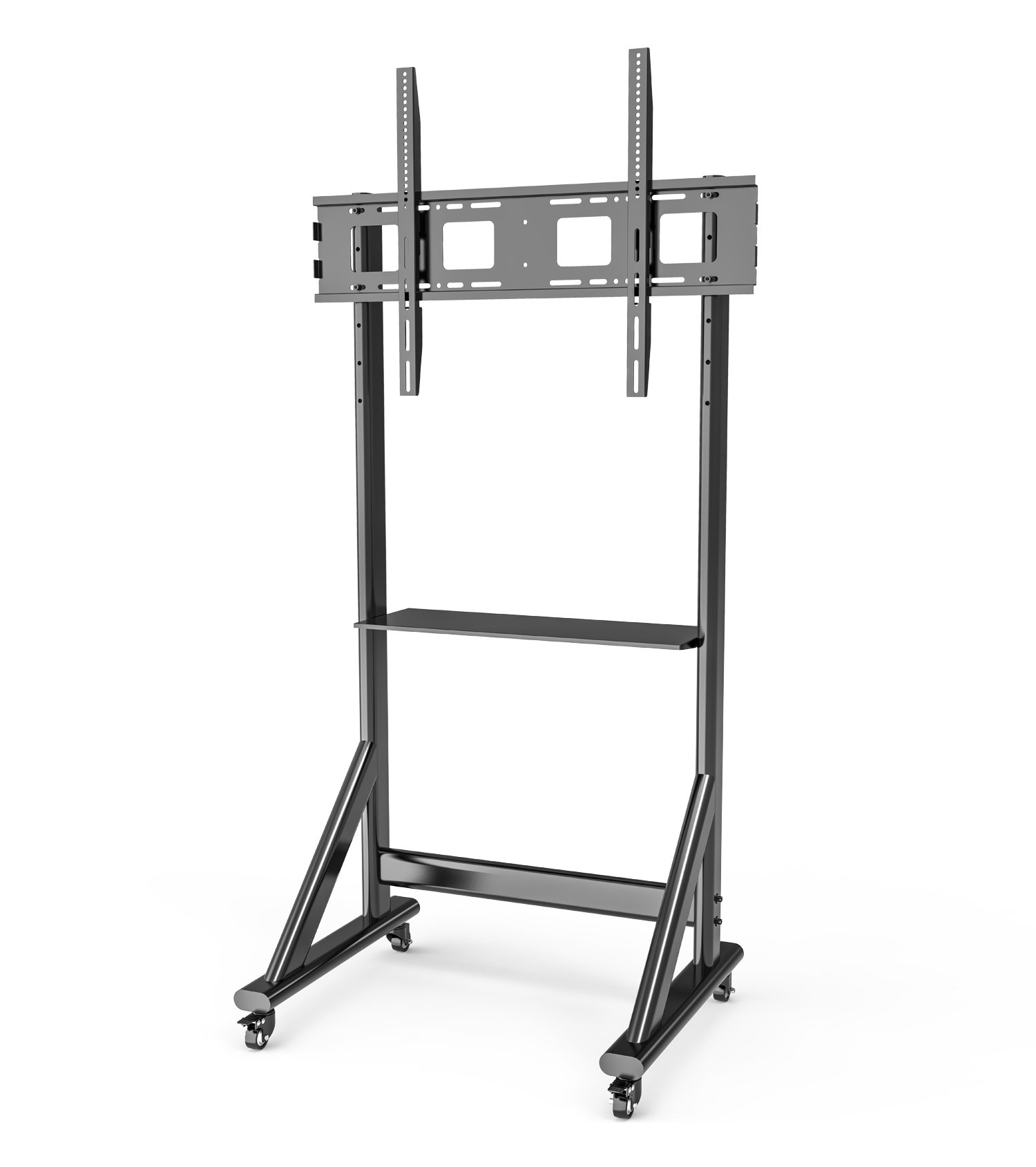 Supporto da Pavimento TV LCD/LED 55-100'' Altezza Regolabile con Mensola TECHLY - immagine 5