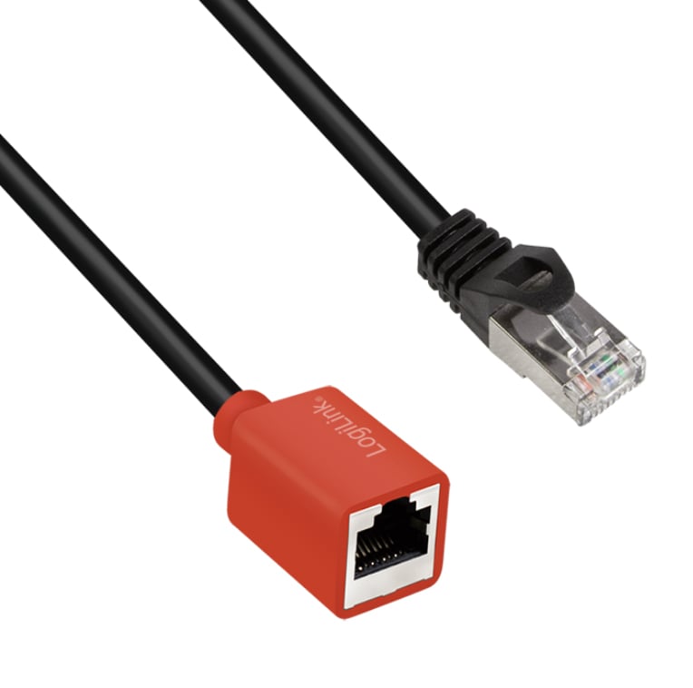 Adattatore RJ45 Cat.6A Classe EA Break Away Protezione Antistrappo 20cm LOGILINK - immagine 5