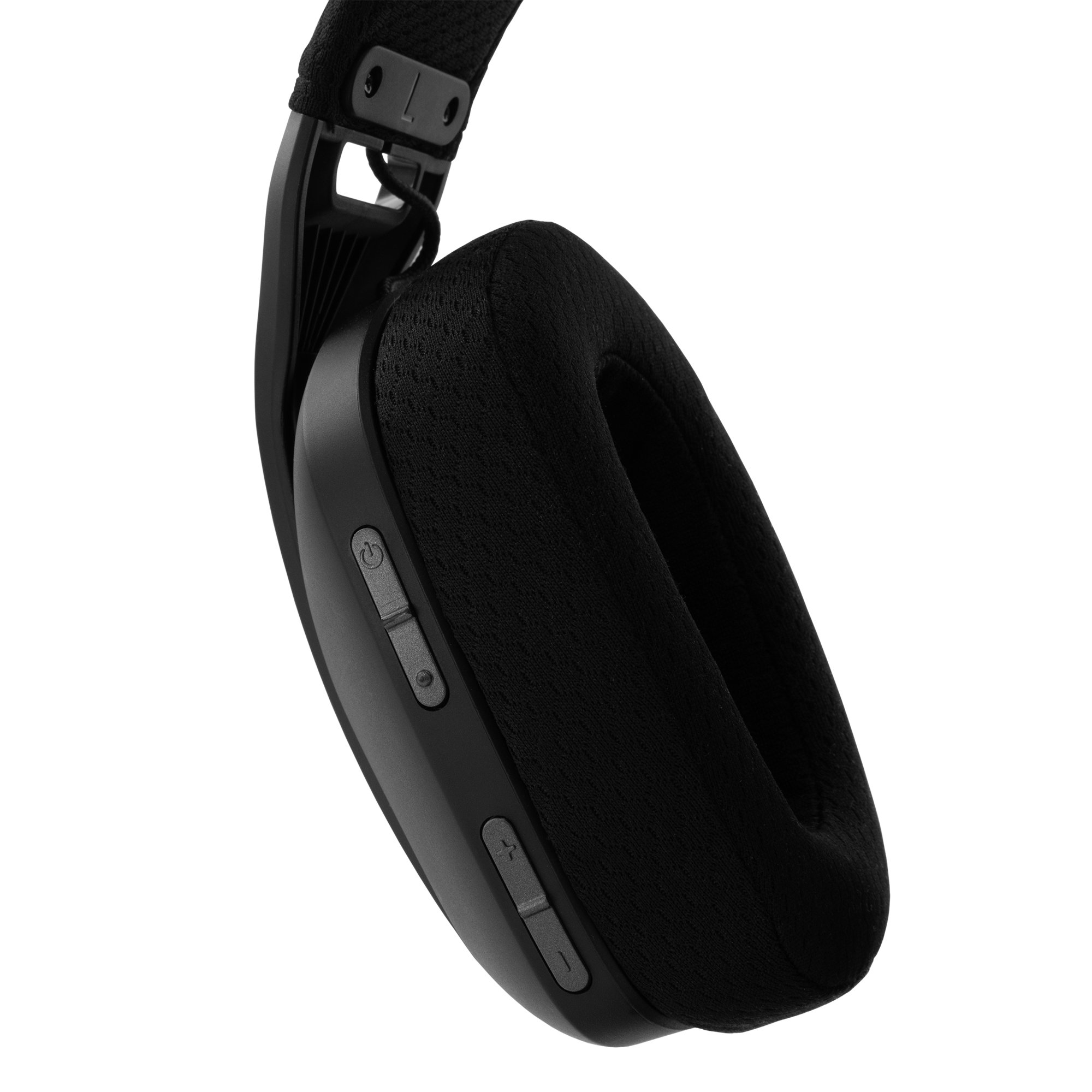 Cuffia Gaming Stereo Wireless con Microfono Nero BUTTERFLY WHITE SHARK - immagine 6