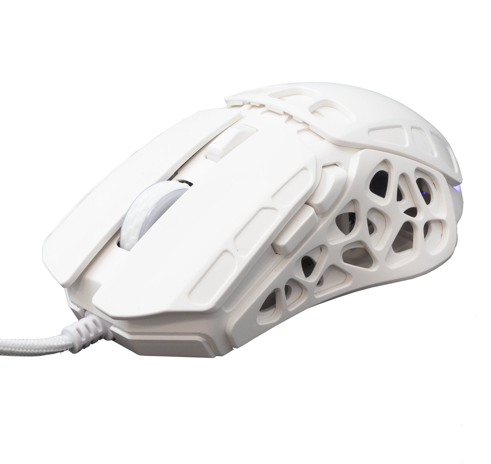 Mouse Ottico Gaming LED RGB con Cavo USB 7200 dpi Bianco, ECTOR WHITE SHARK - immagine 6