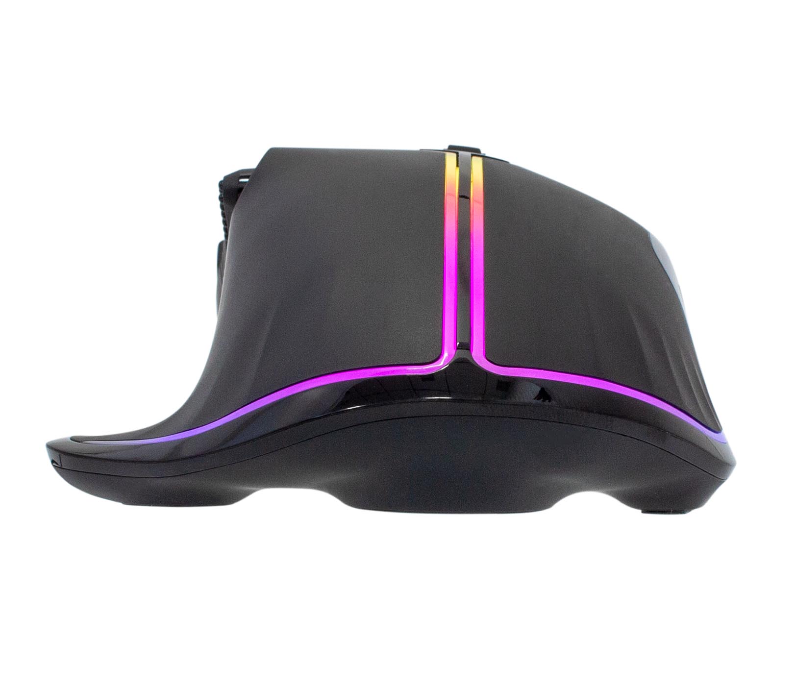 Mouse Gaming RGB USB 12000 dpi 9 Tasti Nero Marrok WHITE SHARK - immagine 6