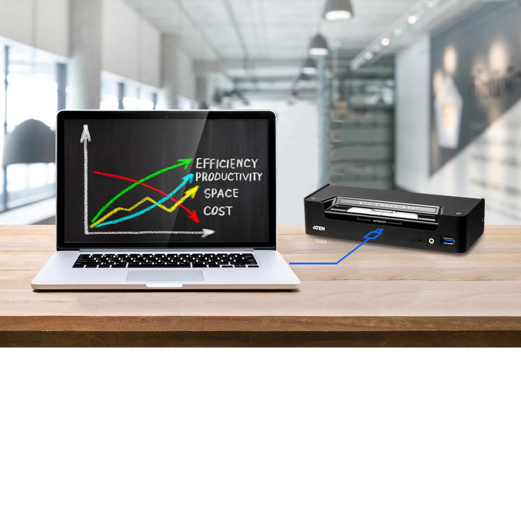 Switch KVMP™ USB-C™ DisplayPort Ibrido a 3 porte, CS1953 ATEN - immagine 6