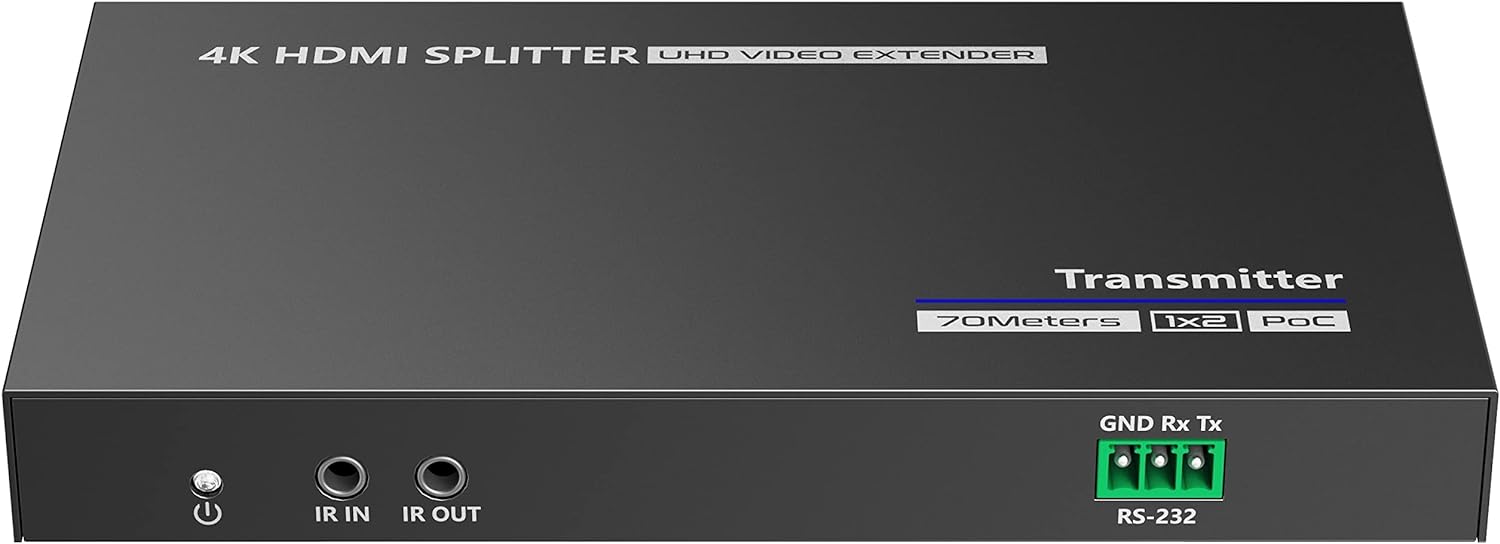 Extender Splitter HDMI 2 vie su Cavo di Rete 70 metri PoC TECHLY - immagine 5