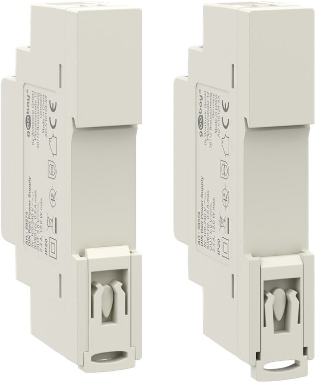 Alimentatore su Guida DIN 5V 2,4A 12W GOOBAY - immagine 8