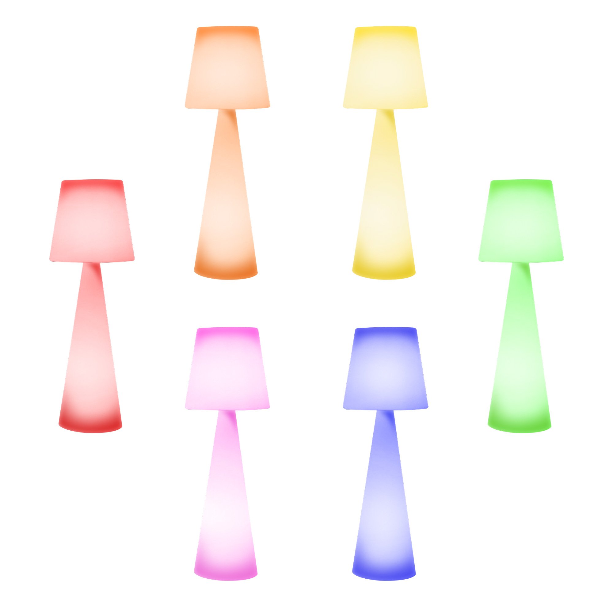 Lampada LED RGB da Pavimento Multicolor 16 Colori Regolazione Intensità IP66 TECHLY - immagine 6