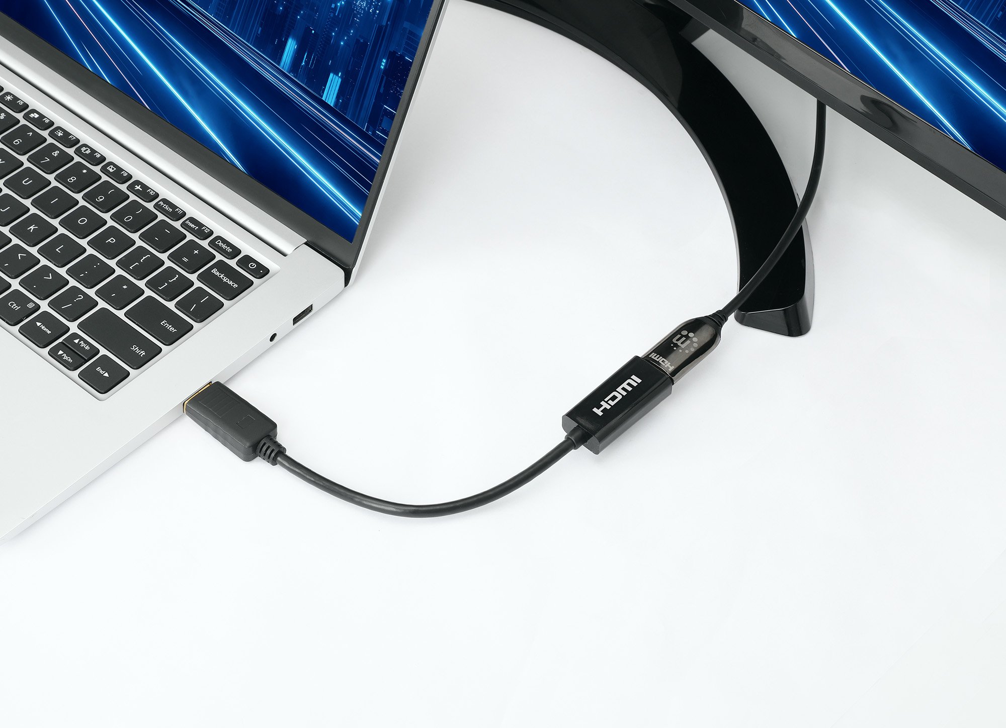 Adattatore Attivo DisplayPort a HDMI 4K@60Hz MANHATTAN - immagine 6