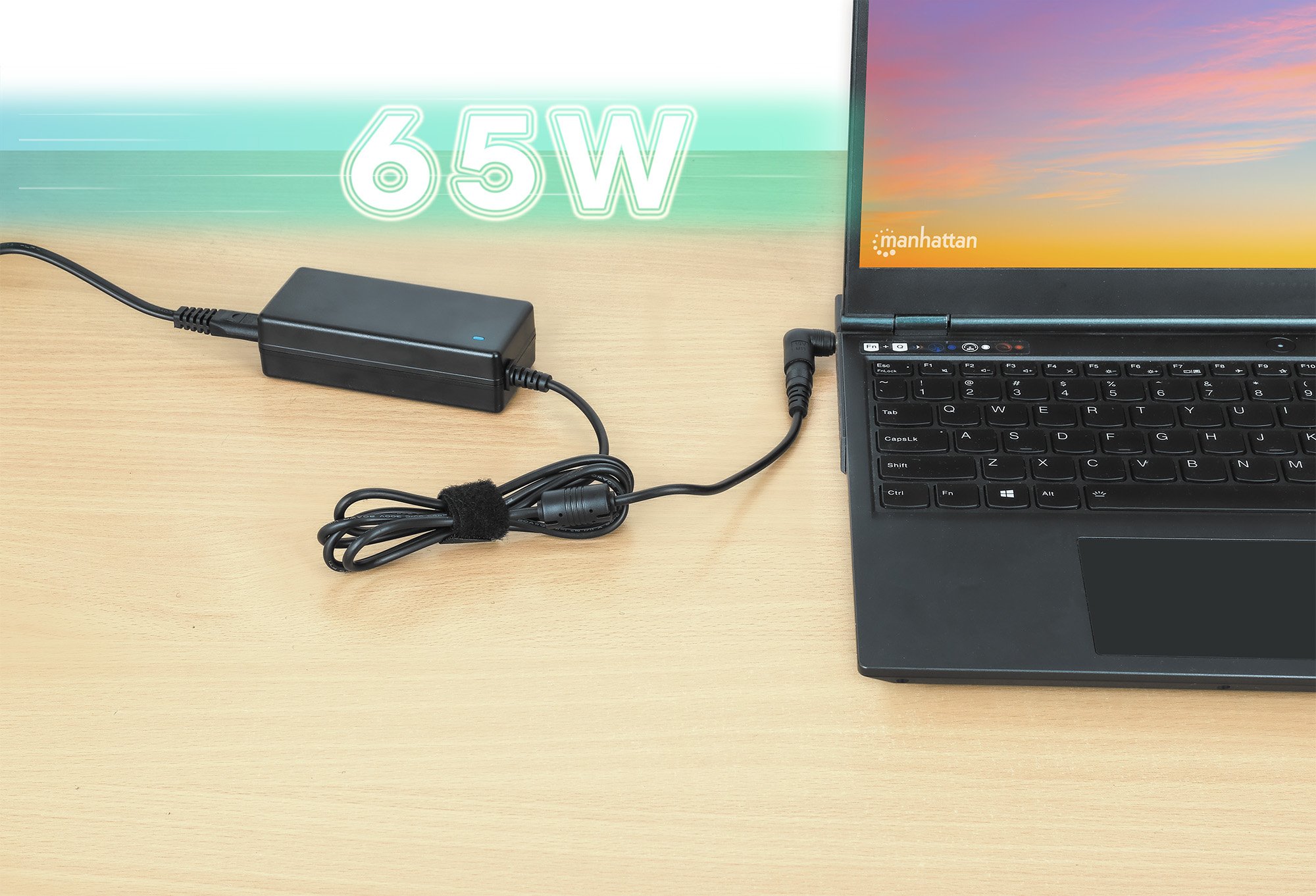 Caricatore Universale AC per Laptop 65W MANHATTAN - immagine 6