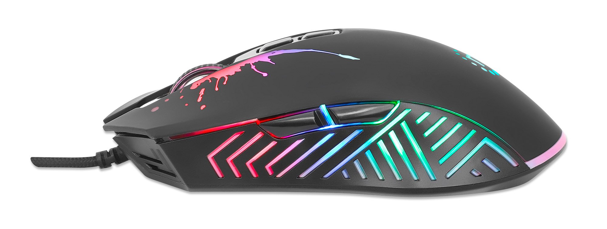 Mouse ottico Gaming LED RGB con cavo USB MANHATTAN - immagine 6
