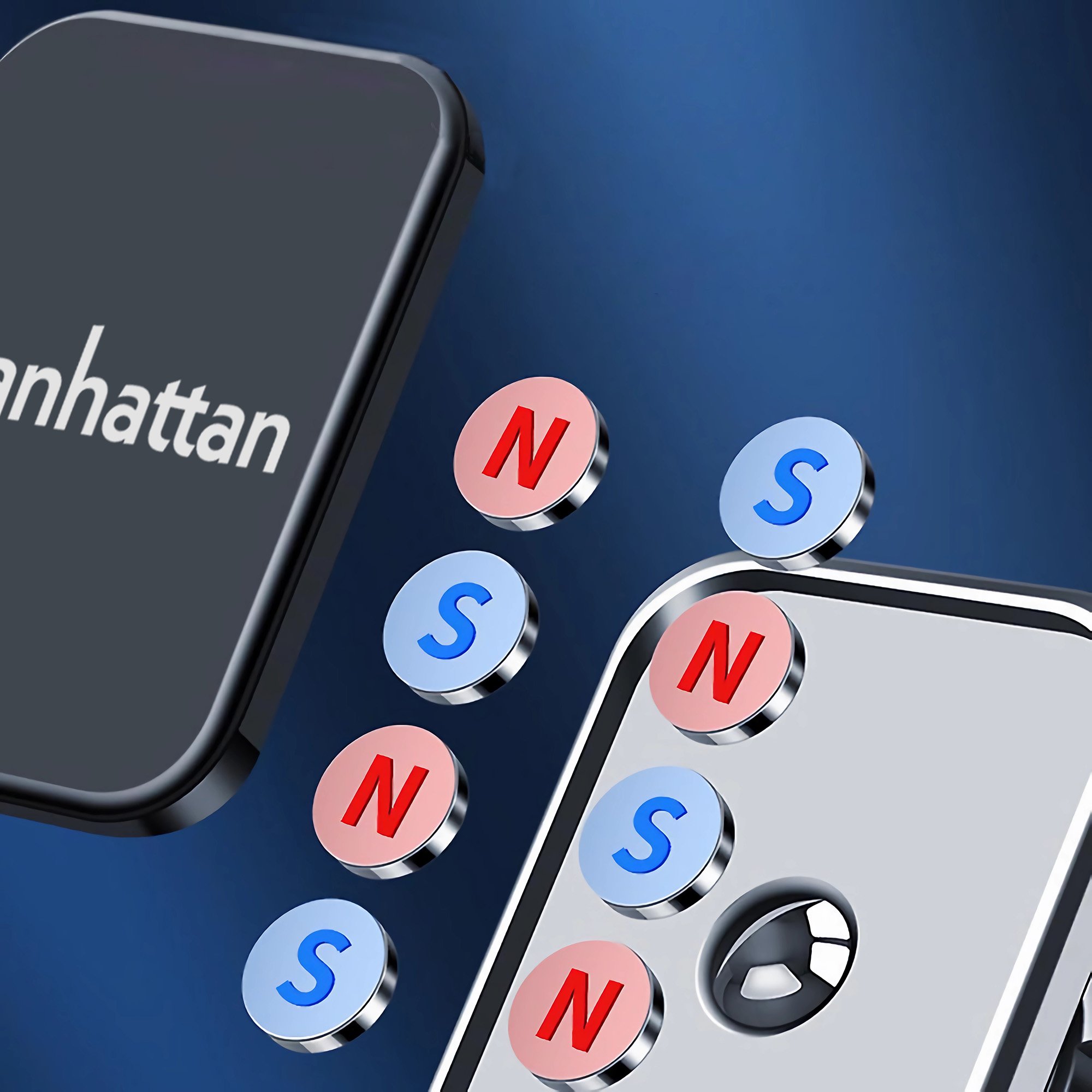 Stand Smartphone da Cruscotto dell'auto con Supporto Magnetico MANHATTAN - immagine 5