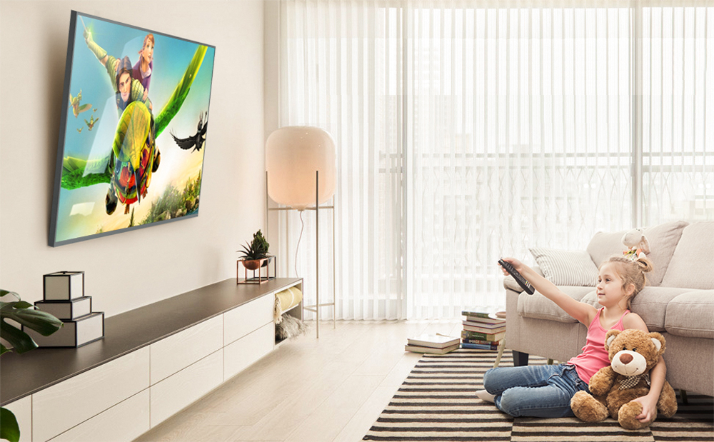 Staffa a Muro Inclinabile TV LED LCD 30-70'' Nero TECHLY - immagine 6