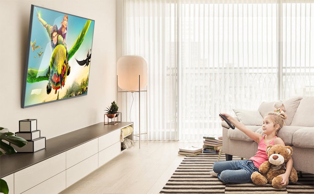 Supporto a Muro per TV LED LCD 23-55'' Inclinabile Nero TECHLY - immagine 5