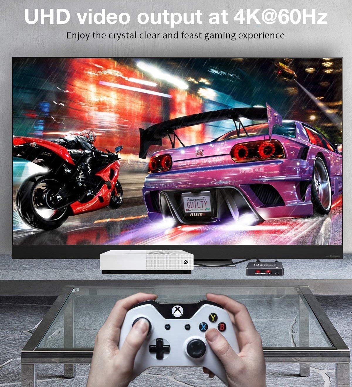 Switch HDMI 2.0b 5in 1out 4K HDR HDCP2.2 con Telecomando TECHLY - immagine 5