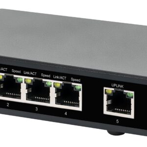 Ethernet Switch Gigabit PoE+ 5 porte INTELLINET