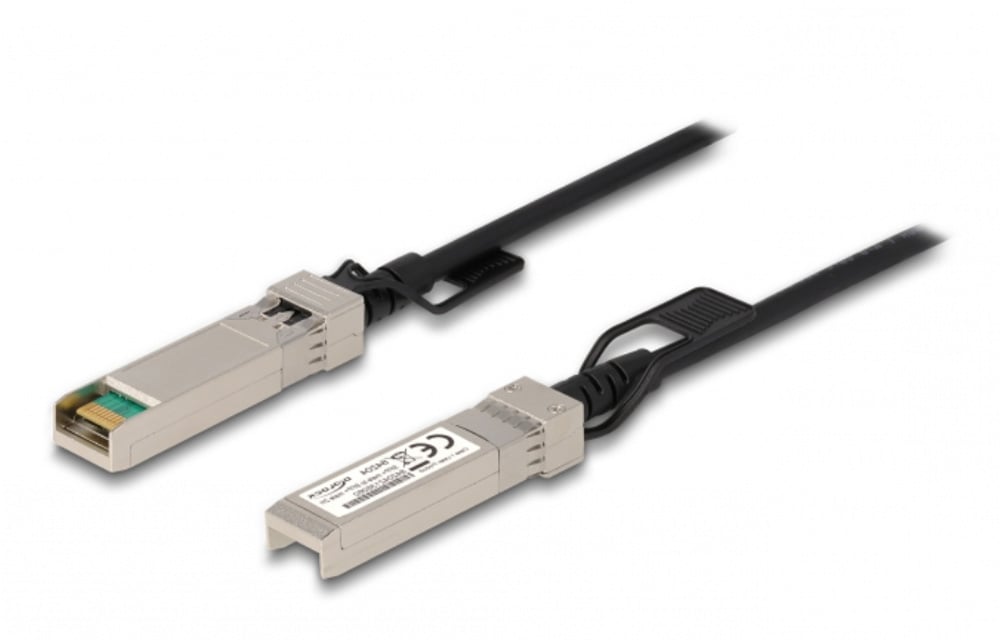 Cavo in Rame Twinax Passivo con Connettori SFP+ 10Gb 2m Nero DELOCK