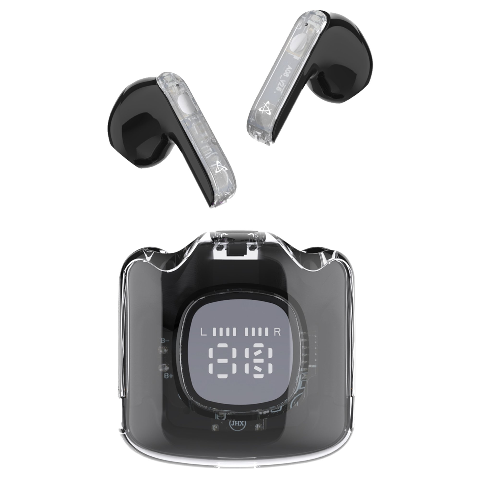 Cuffie Auricolari Bluetooth con Microfono EB-TWS148 Nero SBOX