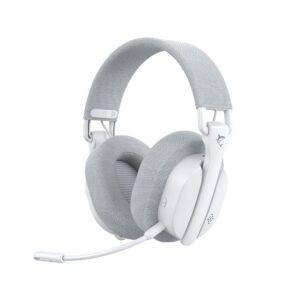 Cuffia Gaming Wireless BT con Microfono Bianco FIRECREST WHITE SHARK