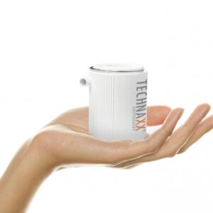 Mini Pompa ad Aria con Batteria Ricaricabile e Luce LED da Campeggio, TX-261 TECHNAXX