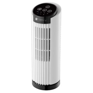 Mini Ventilatore a Torre 13'' 3 Velocità con Interruttore Touch Oscillazione 70° e Timer TECHLY