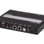 Console LCD con Switch KVM Over IP 4K ad Accesso Condiviso Locale e Remoto a Porta Singola, CN9850 ATEN