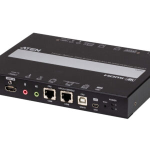 Console LCD con Switch KVM Over IP 4K ad Accesso Condiviso Locale e Remoto a Porta Singola, CN9850 ATEN