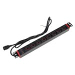 Multipresa 8 Posti da Rack 19'' con Staffa Ruotabile 360&deg; VDE 10A TECHLY PROFESSIONAL