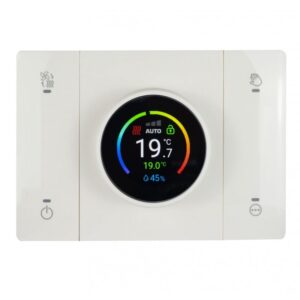 WHITEK T44 Cronotermostato WiFi Smart Connesso Rilevatore Umidit&agrave; Ambiente Bianco AVE
