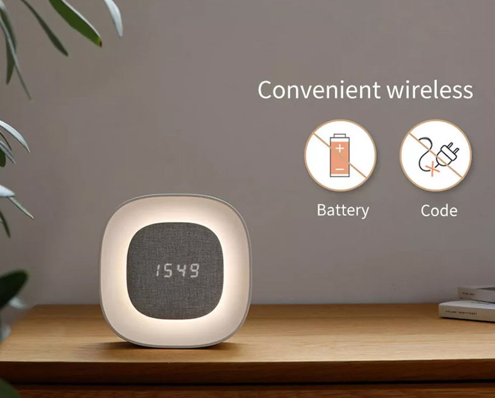 Sveglia Wireless Multifunzione con Luce Notturna Regolabile TECHLY - immagine 8