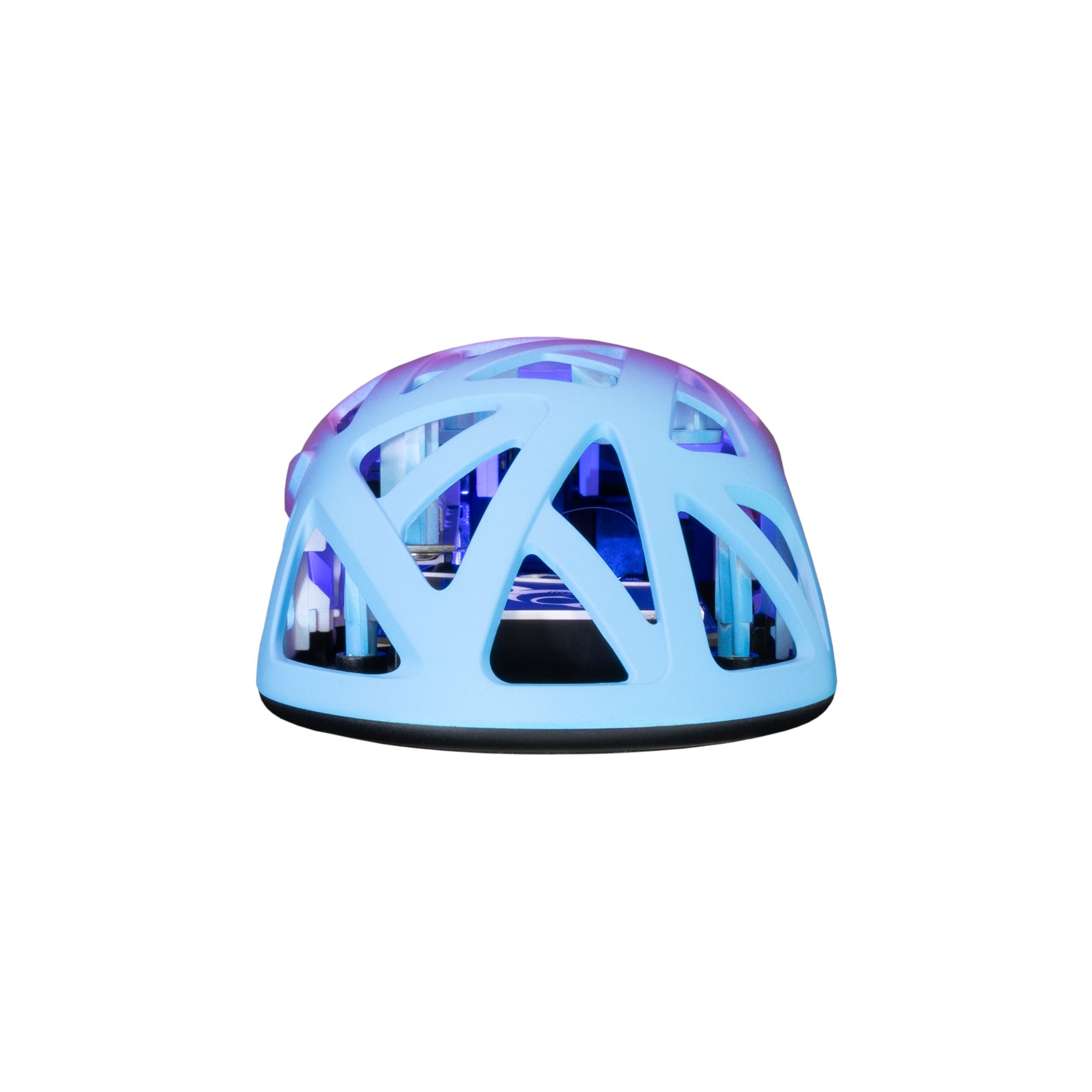 Mouse Ottico Wireless Gaming 24000 Dpi Retroilluminazione DPI LED Blu Viola, DAGONET-BLP WHITE SHARK - immagine 7