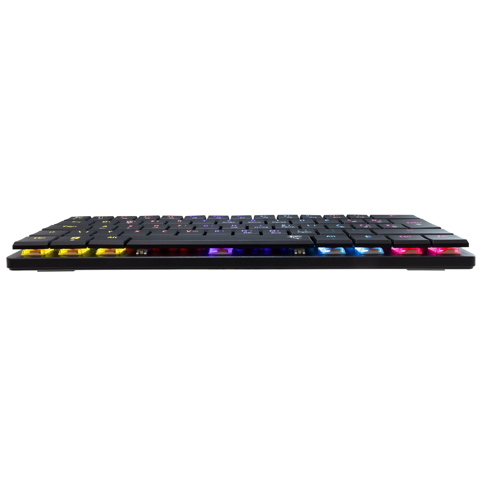 Tastiera Gaming USB-C™ 62 Tasti con Retroilluminazione LED RGB e 19 Effetti Luce WHITE SHARK - immagine 7