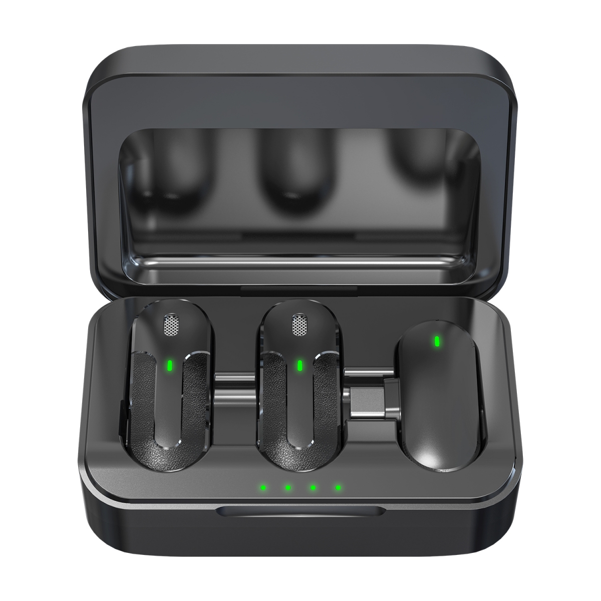 Set 2 Mini Microfoni Lavalier Wireless con Ricevitore USB-C™ e Custodia di Ricarica, TX301 TECHNAXX - immagine 7