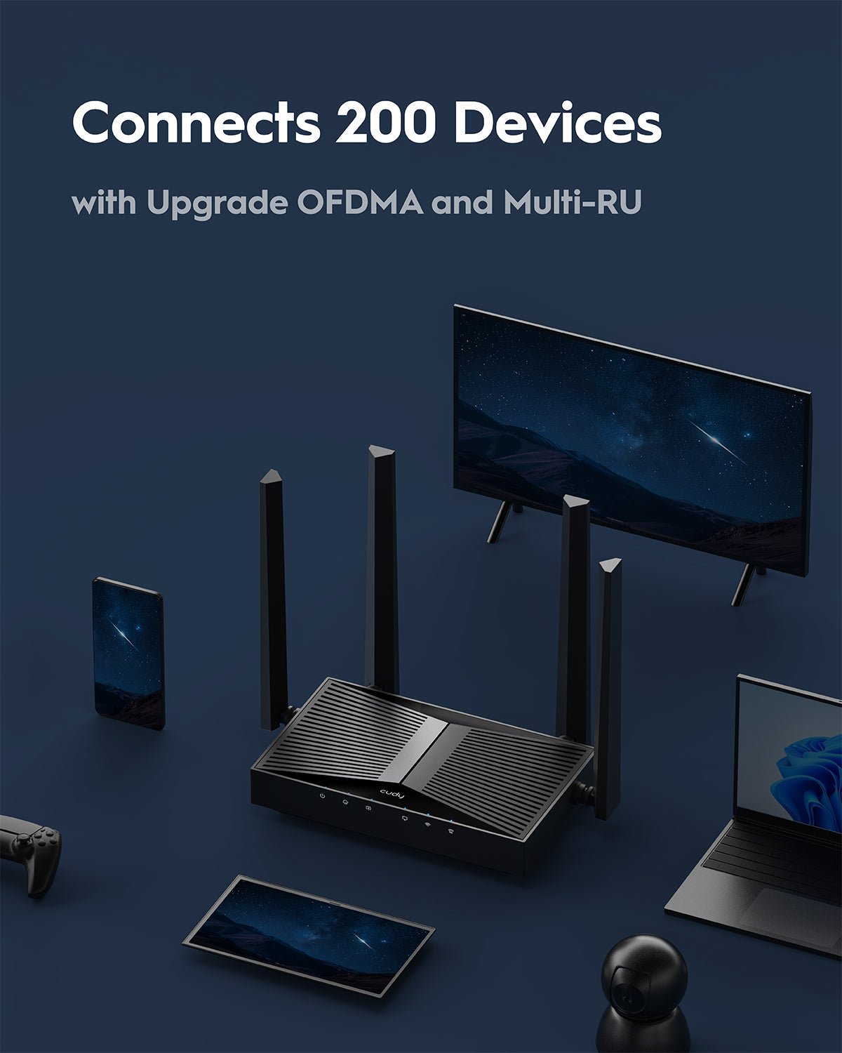 Router Gigabit Wi-Fi 7, WR3600 CUDY - immagine 7