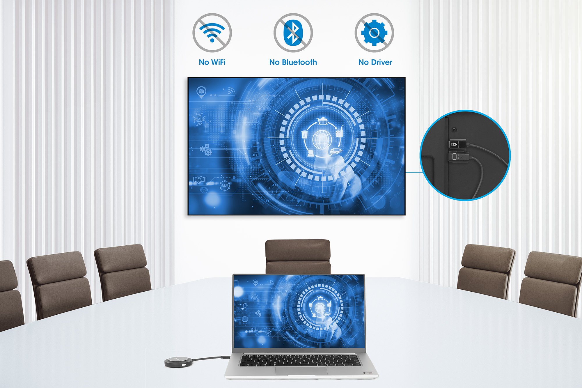 Kit di Presentazione HDMI Wireless 1080p MANHATTAN - immagine 7