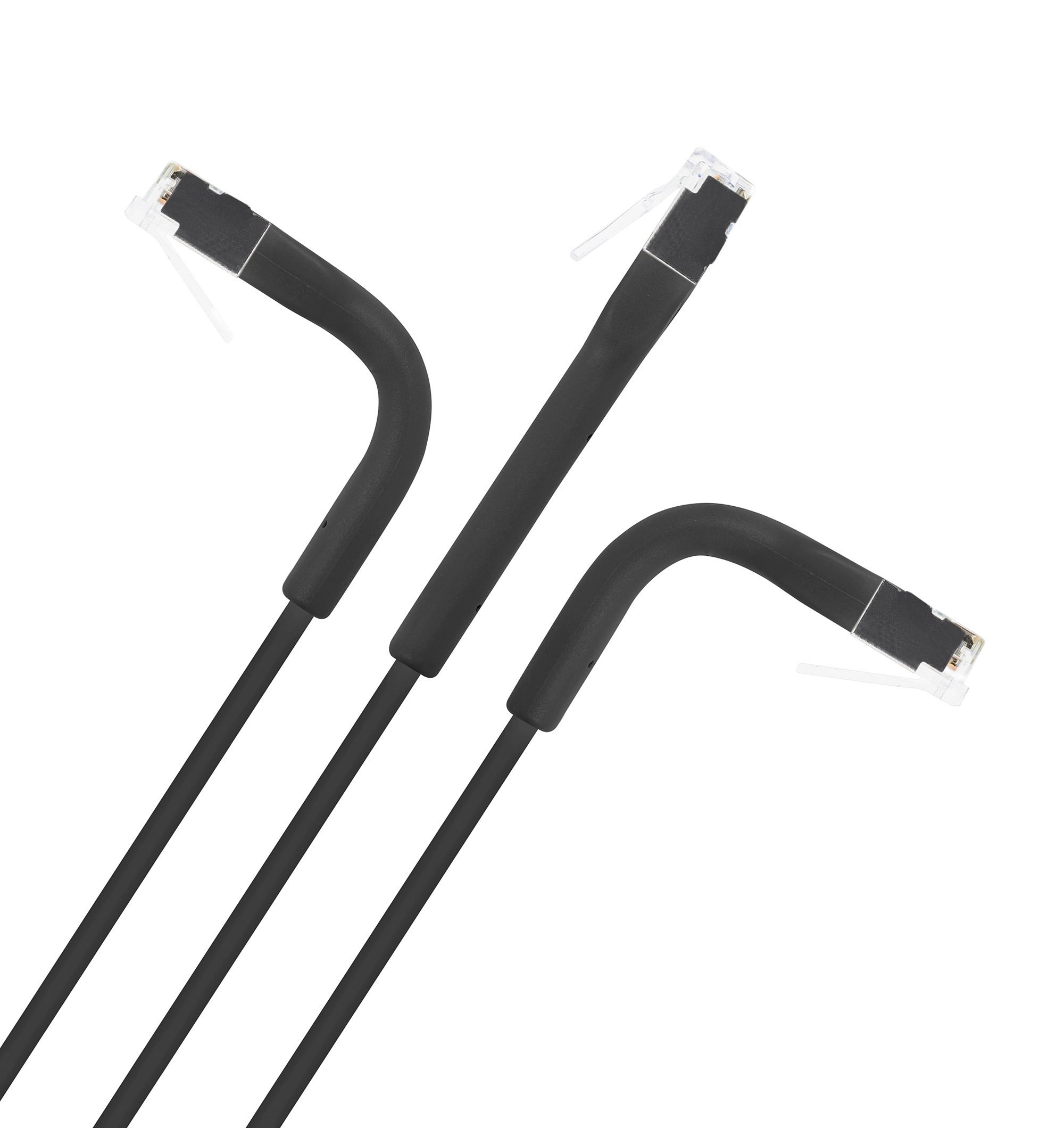 Cavo di rete Patch in Rame Cat. 6A F/FTP Pieghevole FlexiBoot Slim Nero 1,5 m INTELLINET - immagine 6