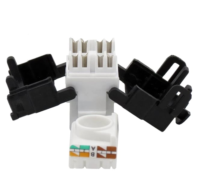Frutto Keystone RJ45 UTP Cat.6A TECHLY PROFESSIONAL - immagine 7