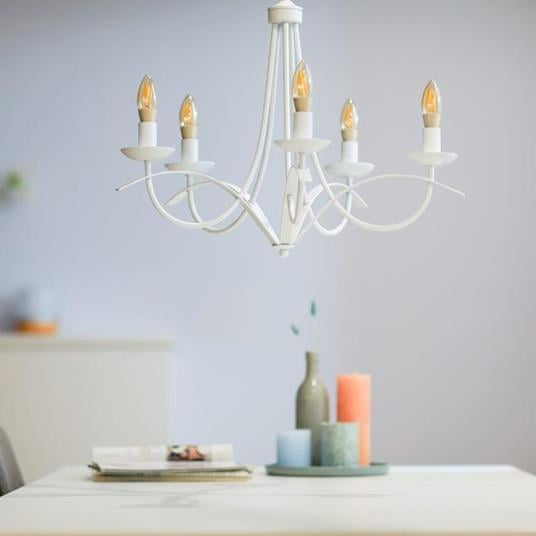 Lampadina Intelligente Candela E14 Ambra Calda 4,9W LED a Filamento Alexa Google Assistant Classe F, R5141 WOOX - immagine 7
