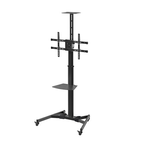 Supporto da Pavimento con Mensola TV/LED/LCD 37''-70'' Nero TECHLY - immagine 7