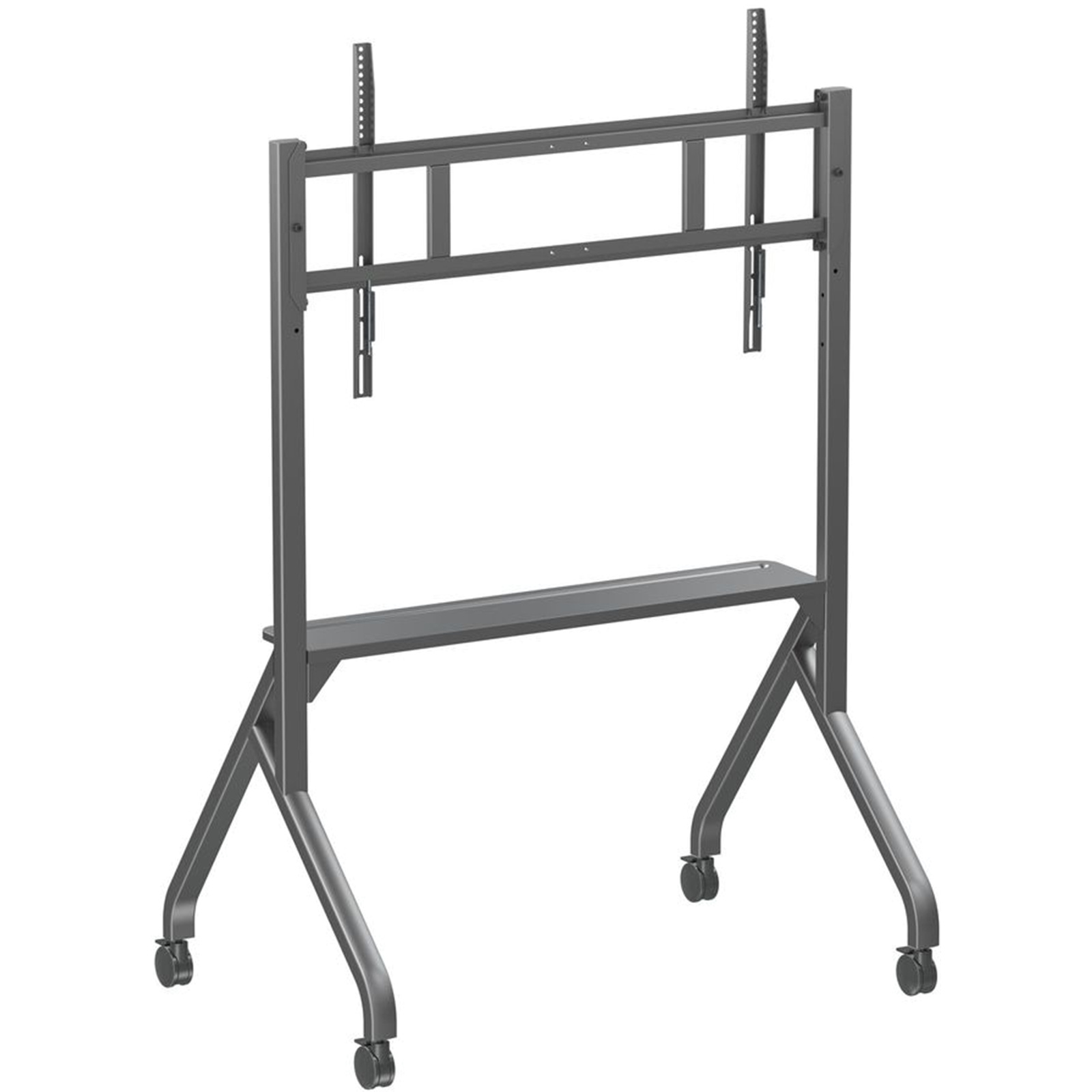 Supporto Mobile da Pavimento Multifunzione per TV LCD/LED/Plasma 65-100'' Nero TECHLY - immagine 7
