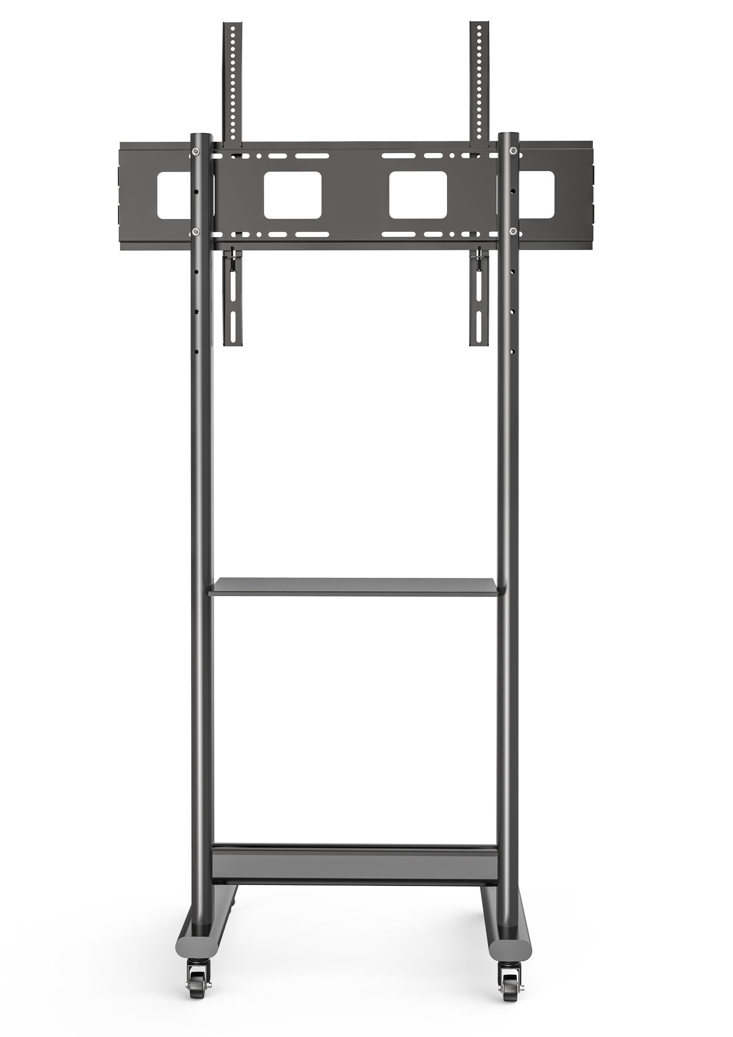 Supporto da Pavimento TV LCD/LED 50-90'' Altezza Regolabile con Mensola TECHLY - immagine 6