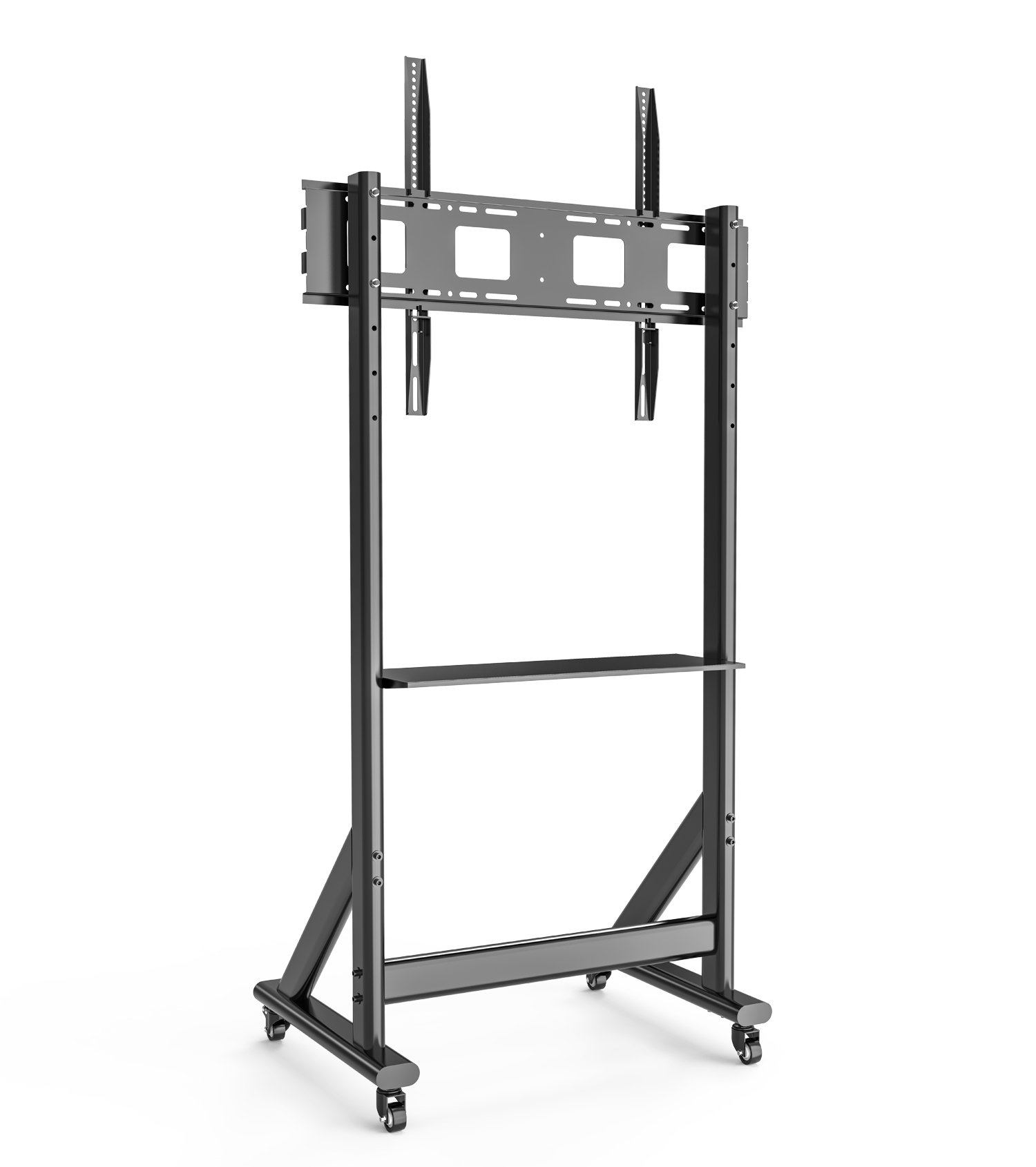 Supporto da Pavimento TV LCD/LED 55-100'' Altezza Regolabile con Mensola TECHLY - immagine 6