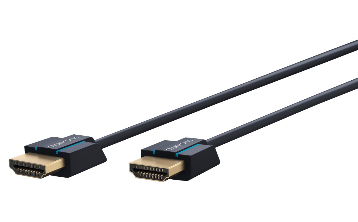 Cavo HDMI™ 2.0 Super Sottile 4K@60Hz 1m CLICKTRONIC - immagine 7